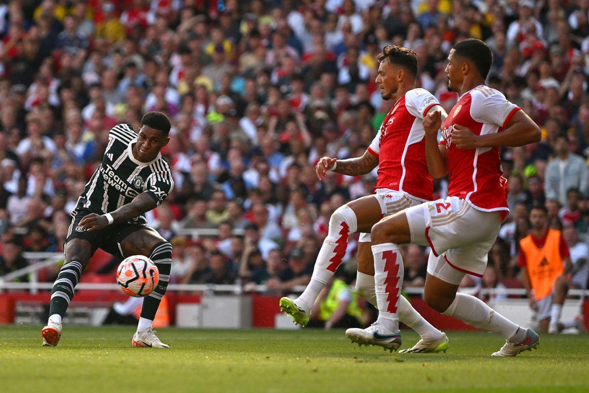 Arsenal - Manchester United 3-1 » Declan Rice și Gabriel Jesus aduc toate cele 3 puncte pentru „tunari” în ultimele minute