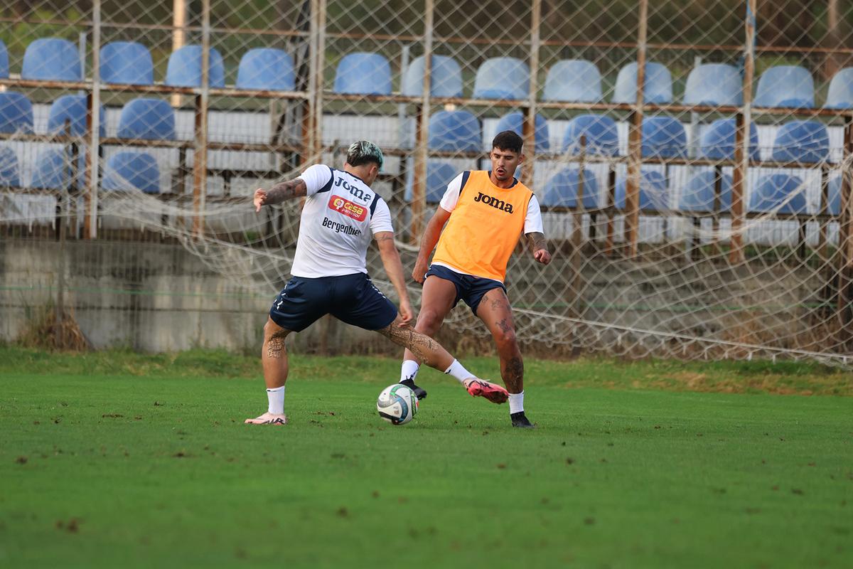 Mircea Lucescu, antrenament în formulă completă la Mogoșoaia