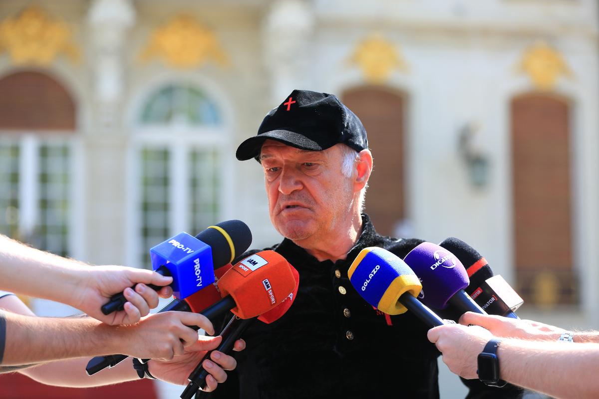 Gigi Becali, conferință la Palat după transferul lui Daniel Bîrligea la FCSB // 3 septembrie 2024. Foto: Ionuț Iordache (GSP)