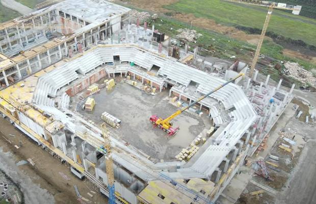 Cel mai mare proiect de infrastructură din Moldova prinde contur » Imagini spectaculoase de pe șantierul de 35 de milioane de euro
