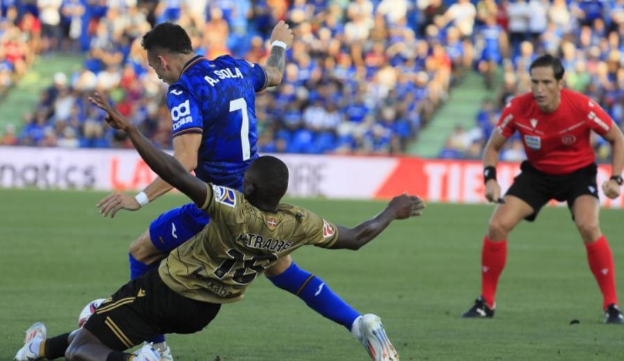 Hamari Traore s-a rupt la acest duel din partida cu Getafe de duminică / Foto; Imago Cel mai ghinionist club din LaLiga. Jucătorii bascilor au suferit șase rupturi de ligamente încrucișate în trei ani