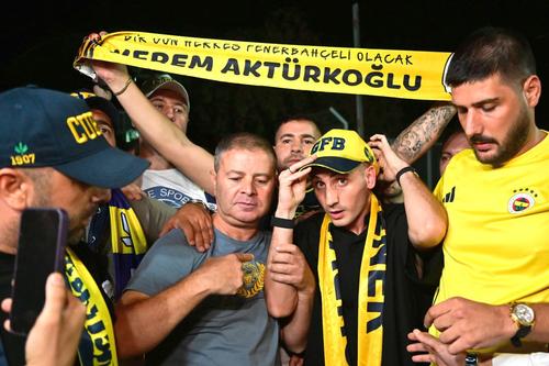 Kerem Akturkoglu, una dintre achizițiile de marcă ale verii la Fener. Foto: Imago Images