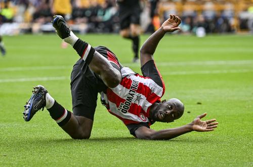 Yoane Wissa a avut un sezon 2024-2025 grozav la Brentford, marcând 20 goluri în 39 de meciuri / Foto: Imago