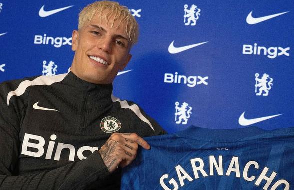Garnacho, după plecarea de la Manchester United: „Sunt fan Chelsea de mic, Hazard era idolul meu”