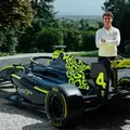 Lando Norris cu noul monopost LN4Fusion // Foto: Instagram