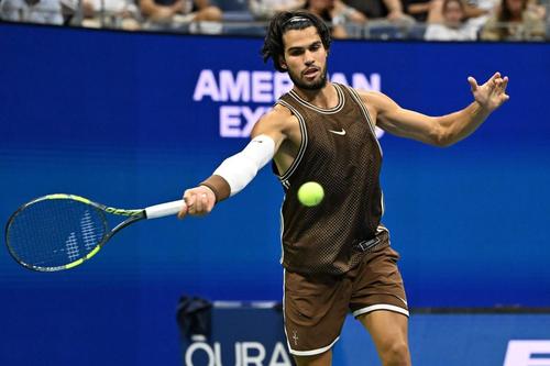 Carlos Alcaraz în acțiune la US Open 2026 Foto: Imago Images