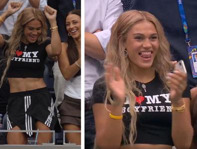 Iubita faimoasă a numărului 9 ATP a atras toate privirile la US Open! Dans ...