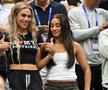Trinity Rodman (stânga), iubita jucătorului de tenis Ben Shelton, în tribune la US Open // foto: imago images