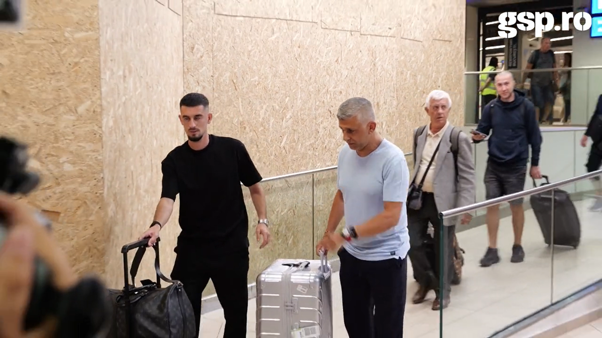Muhar și Korenica au ajuns la București pentru a semna cu FCSB! » Imagini de la sosirea celor doi jucători