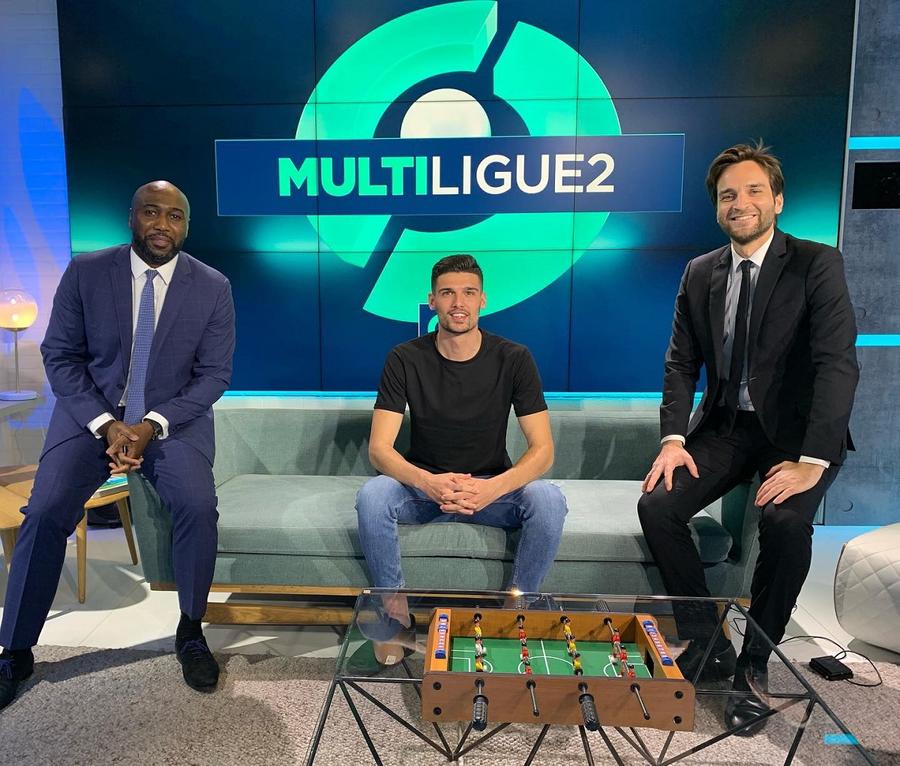 Baptiste Roux, în studio-ul emisiunii MultiLigue 2 Superstiții în Bănie » Ritualurile curioase pe care le respectă Baptiste Roux, înaintea fiecărui meci: „Sunt plin de ele”