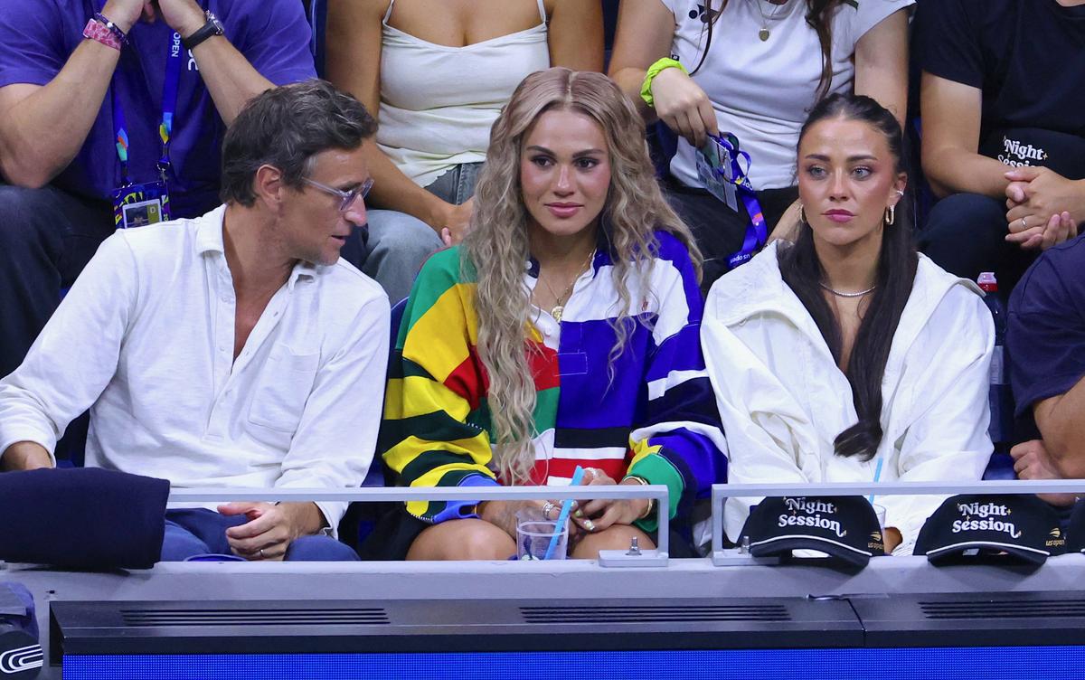 Iubita faimoasă a numărului 9 ATP a atras toate privirile la US Open! Dans în tribune și un tricou special