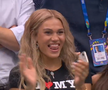 Iubita faimoasă a numărului 9 ATP a atras toate privirile la US Open! Dans în tribune și un tricou special