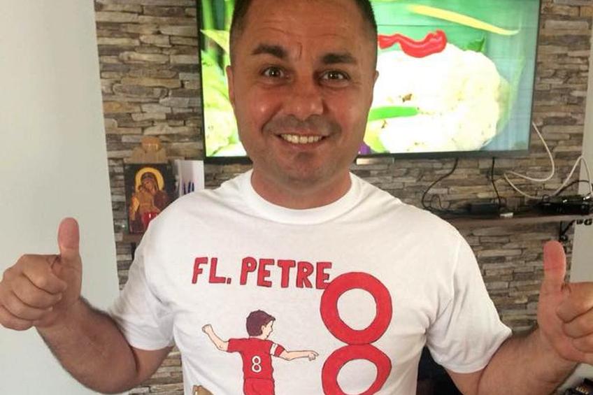 Florentin Petre îi ține pumnii lui Dinamo în derby-ul cu FCSB. Sursă foto: facebook.com/petre.florentin.5