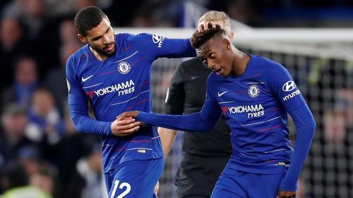 Callum Hudson-Odoi (jucătorul din dreapta)