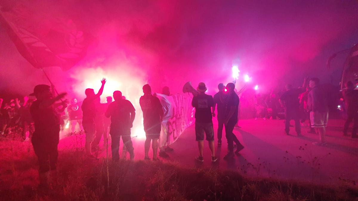 Fanii celor de la FCSB, înaintea meciului cu Dinamo 03.10.2020