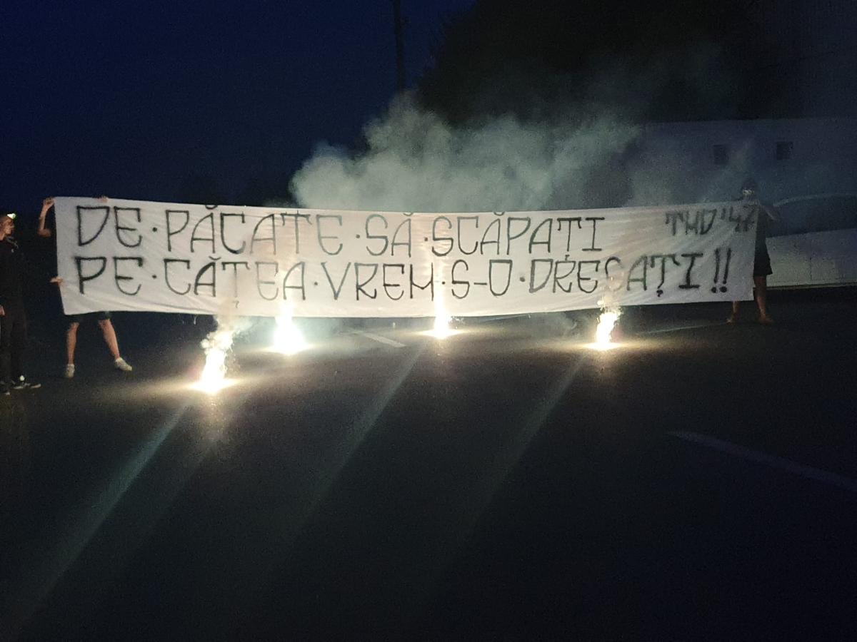 Fanii celor de la FCSB, înaintea meciului cu Dinamo 03.10.2020