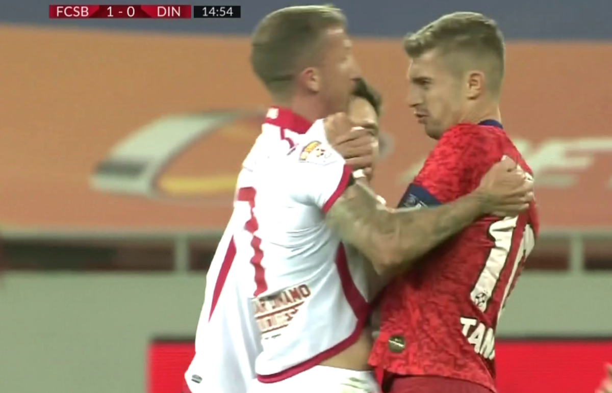 FCSB - DINAMO 3-2. FOTO Florin Tănase și Juan Camara, la un pas de bătaie! Ce s-a întâmplat în minutul 15 al derby-ului