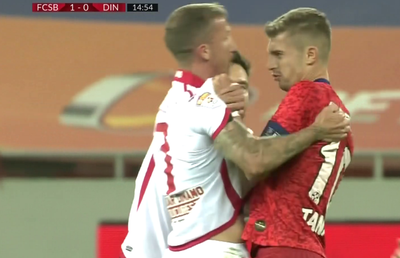 FCSB - DINAMO 3-2. FOTO Florin Tănase și Juan Camara, la un pas de bătaie! Ce s-a întâmplat în minutul 15 al derby-ului
