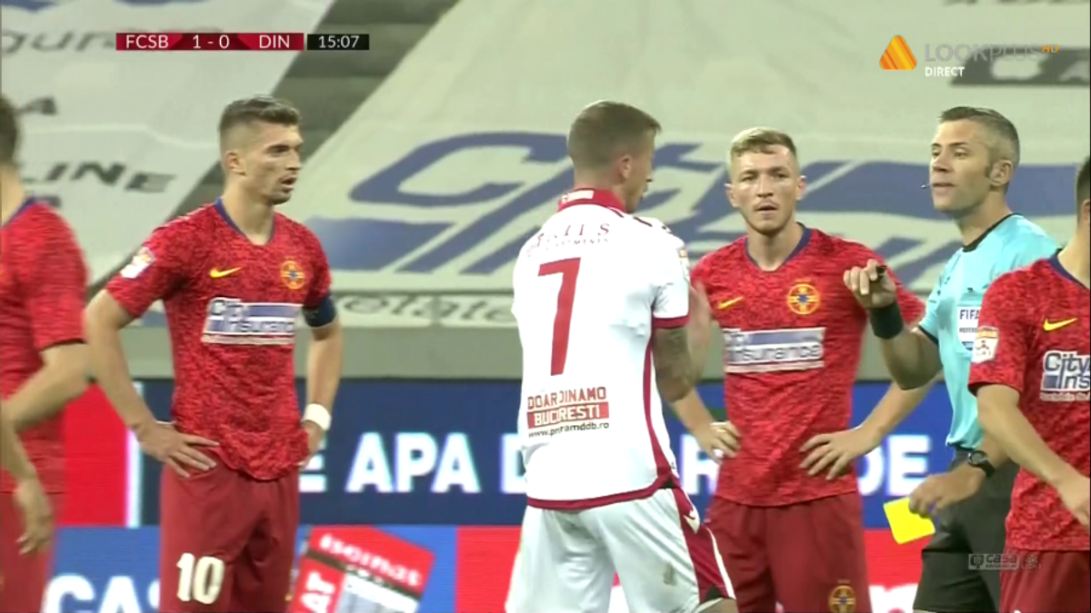 FCSB - DINAMO 3-2. FOTO Florin Tănase și Juan Camara, la un pas de bătaie! Ce s-a întâmplat în minutul 15 al derby-ului