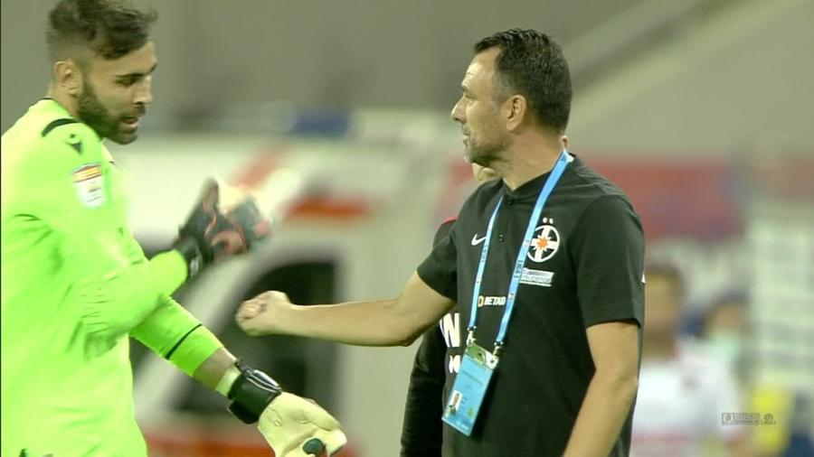 Captură TV Telekom Sport FCSB - DINAMO 3-2. Mihai Stoica și Cosmin Contra, conflict la vestiare + Portarul lui Dinamo, reacţie extremă la adresa antrenorului de la FCSB