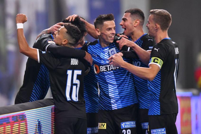 Jucătorii CSU Craiova, după victoria cu FCU // foto: Cristi Preda - GSP