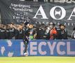 PAOK - FCSB, imagini de la încălzire