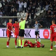 Darius Olaru, eliminat în meciul cu PAOK/ FOTO Ionuț Iordache (GSP)