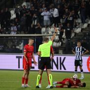 Darius Olaru, eliminat în meciul cu PAOK/ FOTO Ionuț Iordache (GSP)