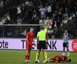Darius Olaru, eliminat în meciul cu PAOK/ FOTO Ionuț Iordache (GSP)