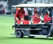 Schimbare înainte de pauză la FCSB » S-a accidentat și a părăsit terenul pe targă
