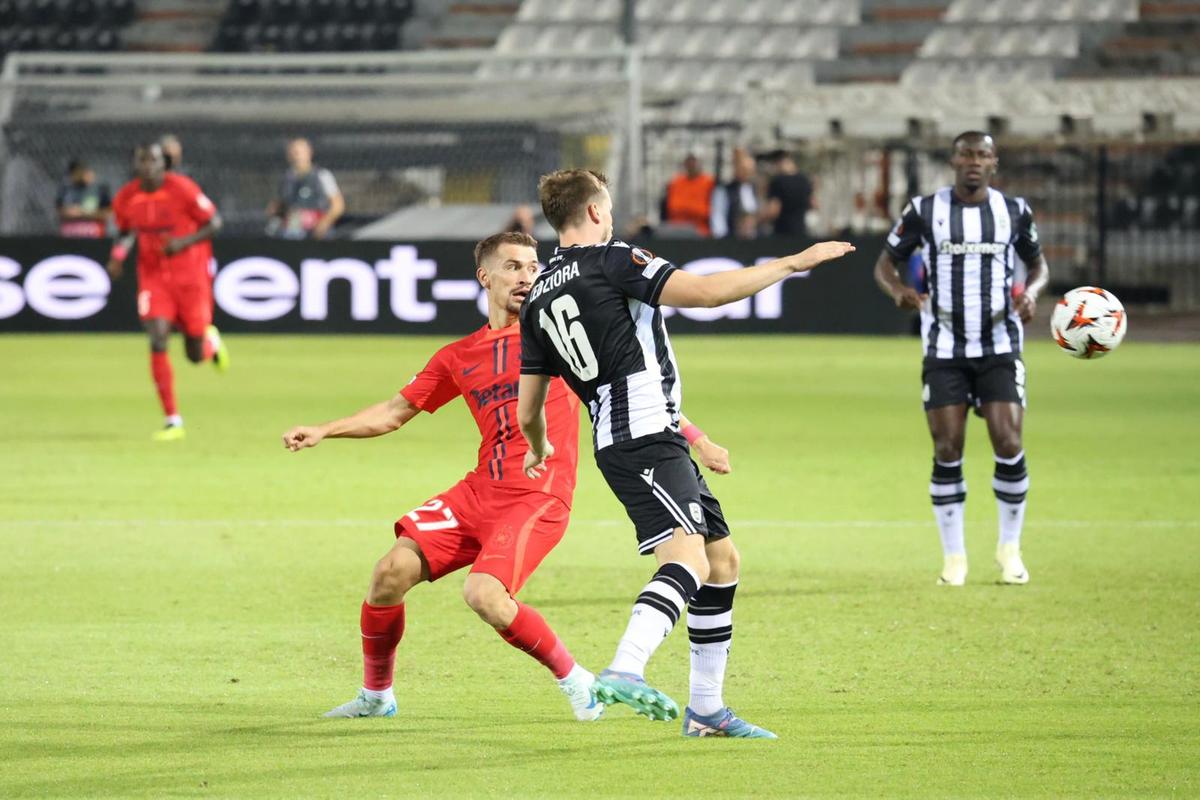 Eroul lui FCSB din meciul cu PAOK, declarație surprinzătoare: „Ați văzut cum a jucat Arsenal cu Manchester City?”