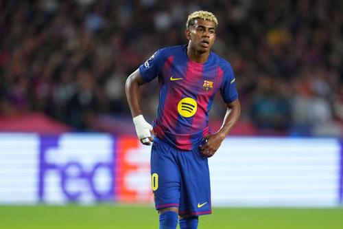 Lamine Yamal (18 ani), aripa dreaptă a celor de la FC Barcelona, a suferit o nouă accidentare, chiar dacă abia se refăcuse după altă problemă medicală. // foto: Imago Images