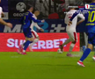 Dinamo a cerut un penalty în prima repriză! Ce s-a întâmplat în careul Sloboziei