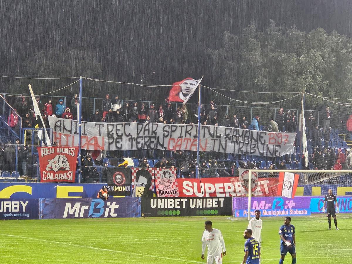 Cătălin Hîldan, omagiat de fanii lui Dinamo la 25 de ani de la dispariție: „Anii trec, spiritul rămâne”