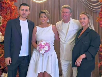 Florin Răducioiu s-a însurat cu Andreea » Primele imagini de la a doua nuntă a atacantului Generației de Aur