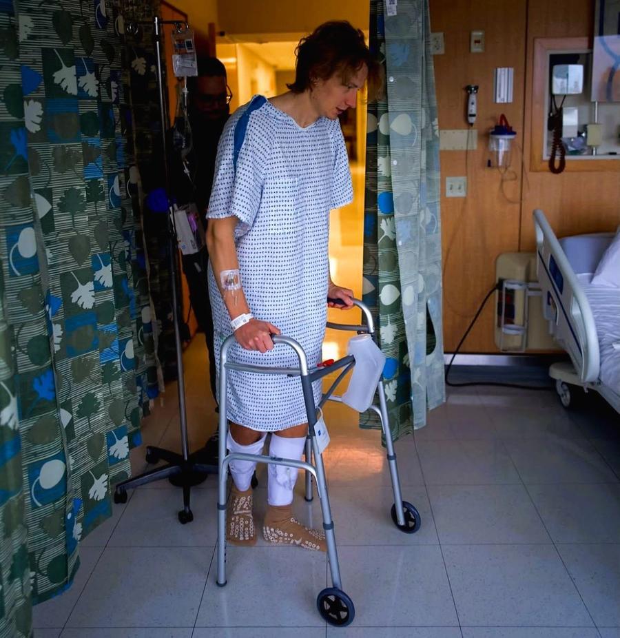 Emil Ruusuvuori după intervenția chirurgicală Foto: Instagram Misterul absenței de aproape un an a fostului număr 37 ATP: s-a operat la coloană, după recomandarea unui coleg de circuit