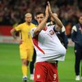Robert Leawndowski, după Polonia - România 6-0 / Foto: Ionuț Iordache GSP