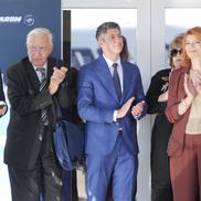 Avionul care poartă numele lui Ivan Patzaichin a făcut primul zbor de linie / FOTO: Andrei Furnigă (GSP.ro)