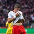 Jan Bednarek, după ce a marcat împotriva României / Foto: Imago Images