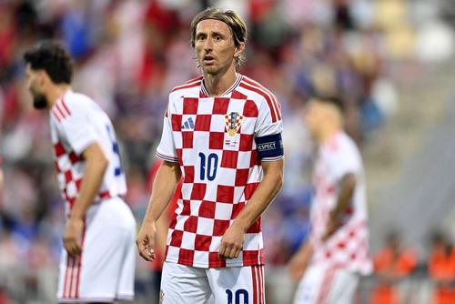 Reacția lui Lukc Modric, după ce Croația a fost îngenuncheată în Liga Națiunilor // foto: Imago