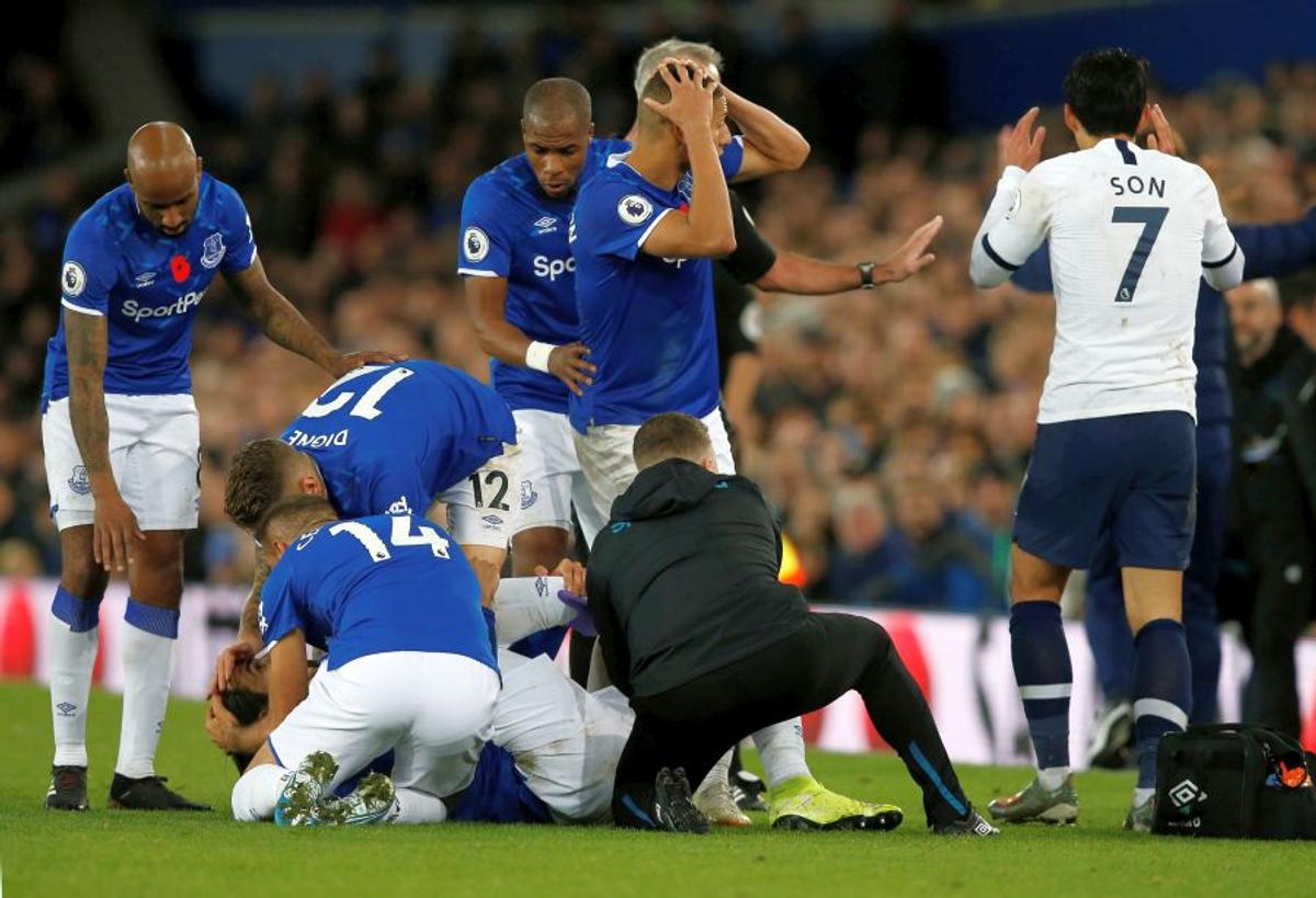 EVERTON - TOTTENHAM // VIDEO + FOTO Atenție, imagini TERIBILE, cu puternic impact emoțional în Premier League! Son i-a rupt piciorul lui Andre Gomes. Jucătorii au izbucnit în lacrimi și s-au rugat pe teren
