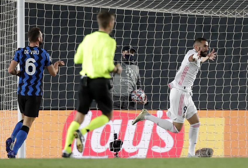 Real Madrid a beneficiat de o mare eroare în apărarea italienilor la golul lui Karim Benzema