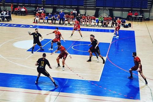 Imagine din amicalul Muntenegru-România Foto Facebook FR Handbal