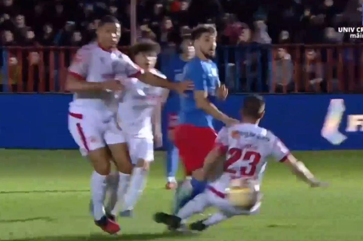 Momente tensionate în FC Bihor - Dinamo
