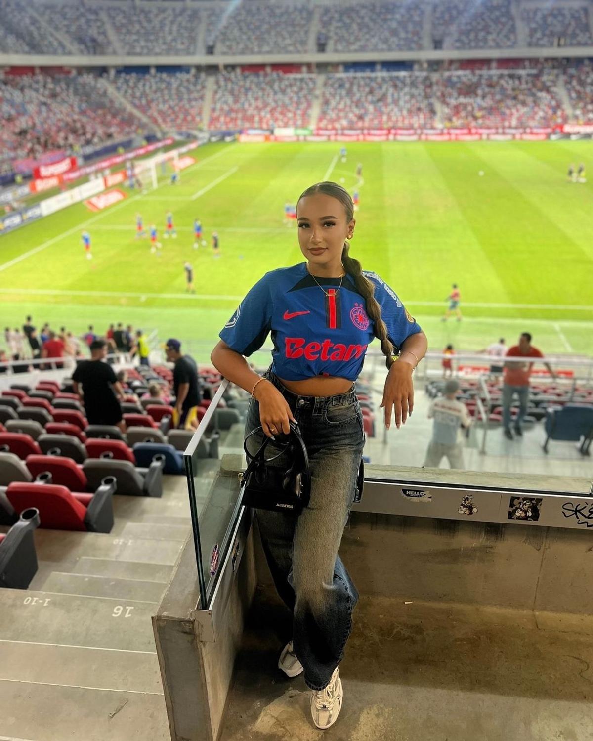 Alexandra Ușurelu a absolvit Școala de Agenți de Poliție și încinge derby-ul Craiova - FCSB: „Toate fetele vor să fie iubite de fotbaliști”