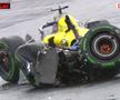Alexander Albon și-a făcut praf monopostul pe Interlagos // foto: captură Antena 3 CNN