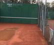 Peretele unde tinerii jucători exersau singuri la Old Boys Tennis Club / Sursă foto: Instagram@sebastiantorok