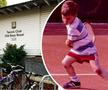 În vizită la clubul de tenis din Basel unde a crescut Roger Federer / Fotomontaj Diana Vasilescu (GSP)