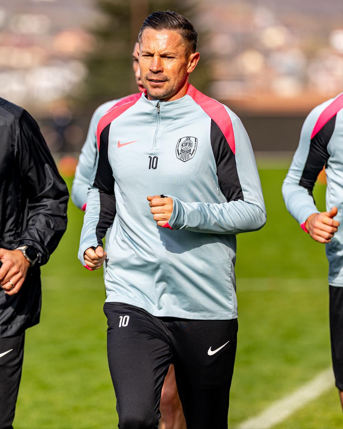Daniel Pancu, primul antrenament oficial la CFR Cluj