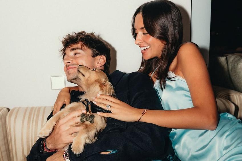 Charles Leclerc și Alexandra Saint Mleux / Foto: Instagram
